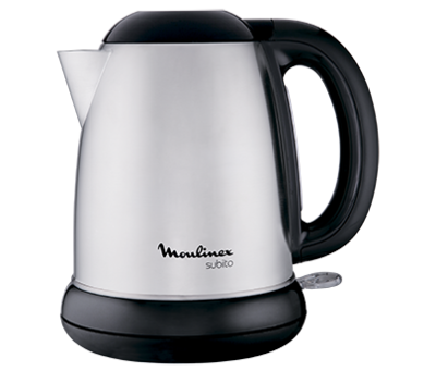 Bouilloire Subito inox/noir 1.7L 2400W