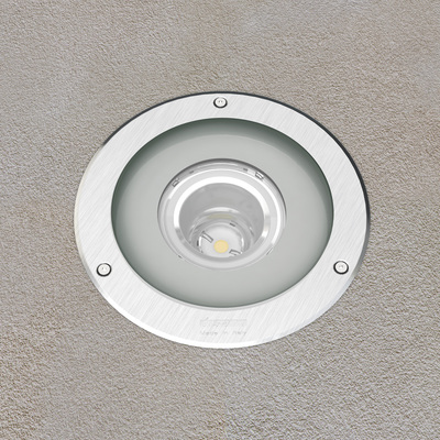FLOOR 1686 Led 19W 4000K Inox Encastr Fixe FL Diamtre 245