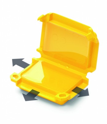 Boitier avec gel pour isolation des connections. Capacit maxi: 6 x 4mm