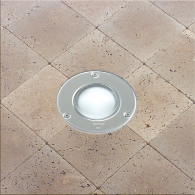 MICROFLOOR 1650 Led 0,6W S+L Inox 3000K 75lm