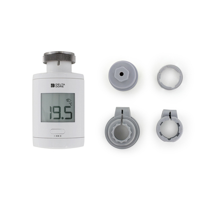 TRV 1.0 Adapt | Pack t�te thermostatique intelligente M30 x 1,5 avec adaptateurs