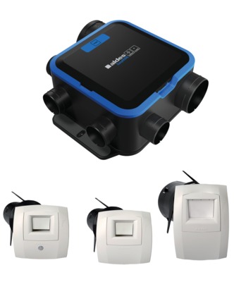 Kit VMC simple flux EasyHOME HYGRO COMPACT Classic