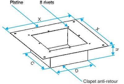 Clapet anti-retour VELONE pour les mod�les 4.5/7.2/10.5