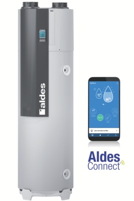 Chauffe-eau thermodynamique T.Flow Hygro+ 200 L Fan connect maison individuelle