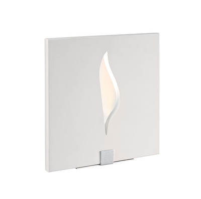 FLAMME - Applique Mur pl�tre, carr�, blanc, LED int�g. 3X1,2W 3000K 220lm