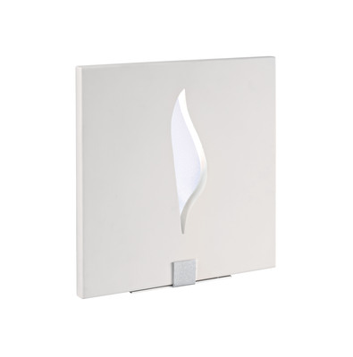 FLAMME - Applique Mur pl�tre, carr�, blanc, LED int�g. 3X1,2W 6300K 220lm