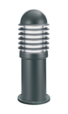 CALEO 1 - Borne Ext. IP44 IK07, noir, E27 100W max., Lpe non incl., haut.42cm