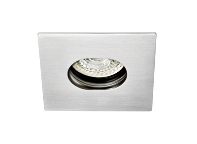 ZETA C - Encastr GU5,3, IP20/65, Vol.1, carr, basc., nickel, Lpe non incl.