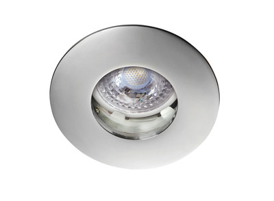 HIDRO - Encastr GU5,3, IP20/65, Vol.1, rond, fixe, chrom, Lpe non incl.