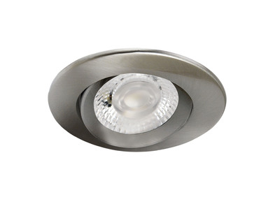 AXEL - Encastr� IP20/65 Vol.2, bascul., nickel, LED 6W 550lm 3000/4000K (CCT)