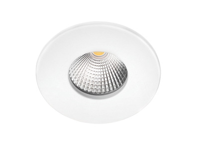 EF7 - Enc. recouvrable IP20/65, fixe, blanc, LED 7W 650lm 4000K dim.