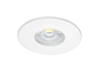 EF7 - Enc. recouvrable IP20/65, fixe, blanc, LED 7W 650lm 3000/4000K (CCT)