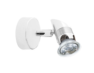 COMETE 01 - Spot sur pat�re GU10, blanc, a/lpe LED 4,2W 3000K 500lm incl