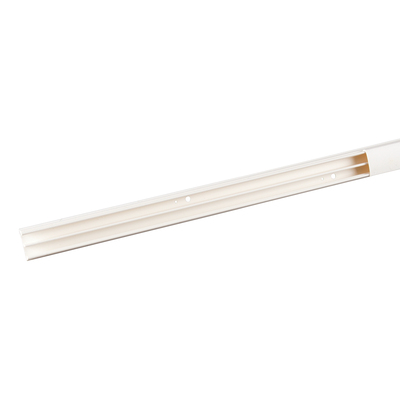 Moulure Keva 22mmx12mm-Fond+couvercle-2 compartiments-Longueur 2,10m-Blanc Artic
