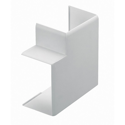 Planet Wattohm - Angle plat pour goulotte de distribution Viadis 40x40mm - blanc Artic