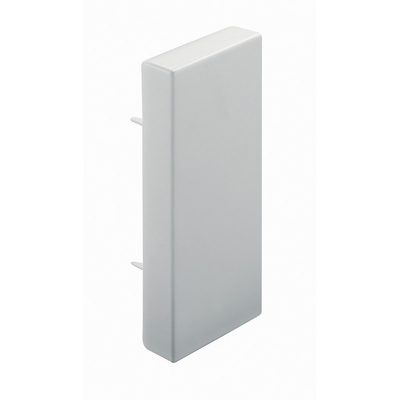 Planet Wattohm - Embout  visser pour goulotte de distribution Viadis 40x40mm - blanc Artic