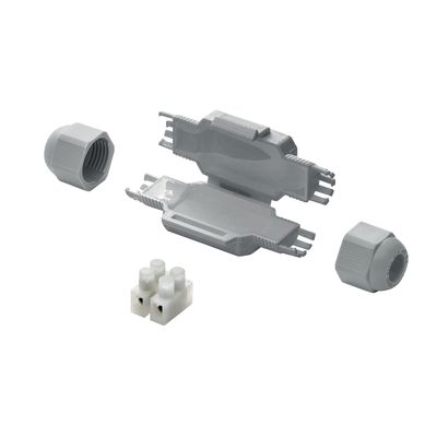 Mini bte de jonct + gel + borne 3 X2,5, diam. cble mini=8mm, maxi=13mm, IP68