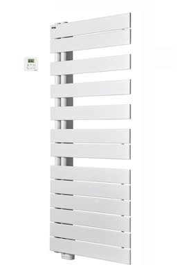 Fassane Spa Twist EL gauche, cde RF, Blanc RAL 9016, 500W, H828 mm / L550 mm