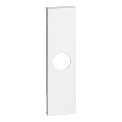 Enjoliveur Living Now pour prise TV 1 module - blanc