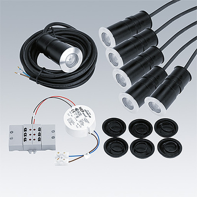 Luminaire LED encastr - D-CO LED - D-CO R LED MINI 6X1L35 830 CL KIT