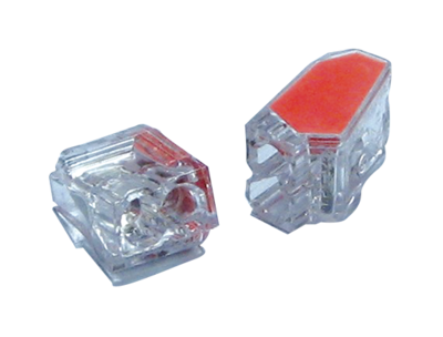 Connecteur 3 trous orange vrac