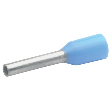 Embout de c�blage isol� bleu 0,75mm� - longueur 8mm -selon NCF 63-023