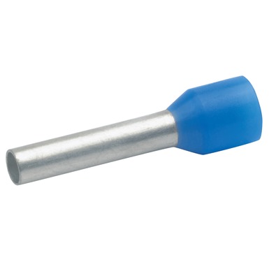 Embout de c�blage isol� bleu 2,5mm� - longueur 12mm -selon DIN 46228