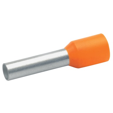 Embout de c�blage isol� orange 4mm� - longueur 12mm -selon NCF 63-023