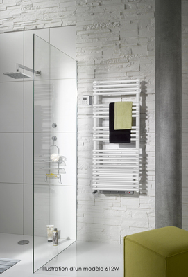 Cala Symtrique EC +Air, Blanc RAL 9016, 880W, H1718 mm / L496 mm