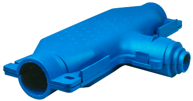 Boite de drivation T 0,6/1kV, IPX8, avec gel isolant et connect. 4 P 10-25mm