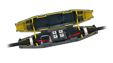 Boite de jonction tanche raccessible pour cbles rigides et souples 3 P de 0,5