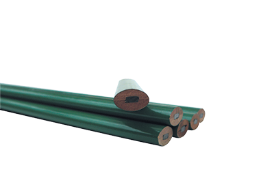 Crayons charpentier. Boite de 6 pices.