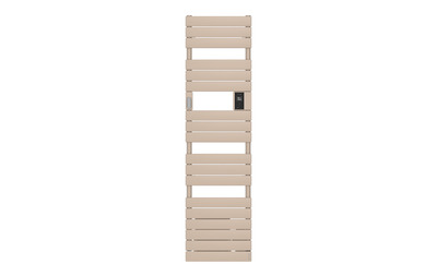 Radiateur s�che-serviettes connect� Adelis digital �troit 1500W Beige