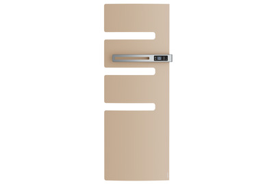Radiateur s�che-serviettes connect� Serenis m�t droite 1750W Beige