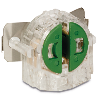 Douille tube fluo G5 encliquetable avec ressort