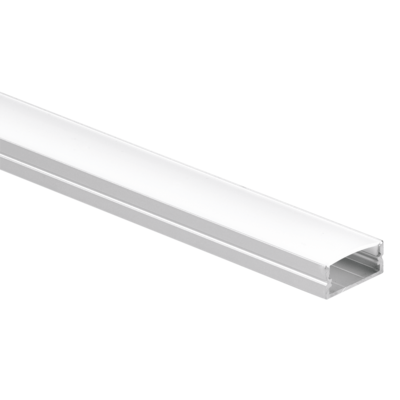 LEDline - Profile alum anodis et diffuseur opale 2 mtres + clips + embouts