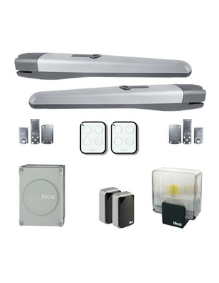 Kit portail battant 3m/500kg par vantail, bidirectionnel