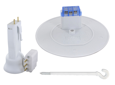 Kit finition Piton 100mm + couv. DCL D120 + FD E27