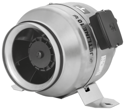 Ventilateur tertiaire inline 1000m3/h, D200, mono 230V, variateur, bo�te � borne