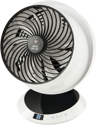 Ventilateur design de table/sol 12 vitesses. D 300 mm. Vitesse d'air : 3,6 m/s.