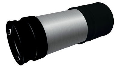 Raccord Optiflex Easyclip souple pour conduit diamtre 90 mm