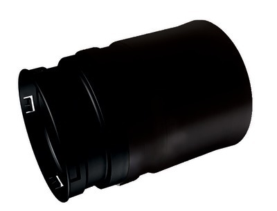 Raccord Optiflex Easyclip droit pour conduit diamtre 90 mm