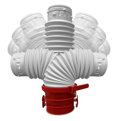 Piquage flexible sanitaire OCTEO D 80