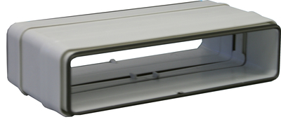 Manchon droit  joints, rectangulaire 55x110 mm/circulaire D 100 mm gamme TUBPLA