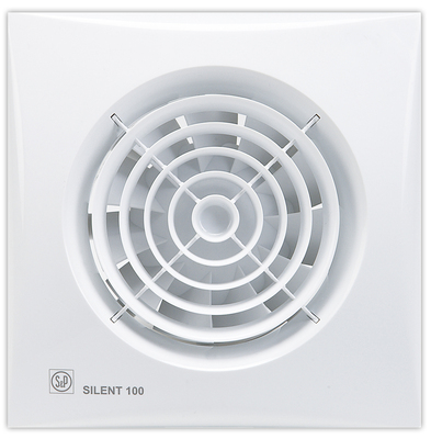 Arateur, 95 m3/h, hygro rglable, tempo rglable de 1  30 mn, D 100 mm