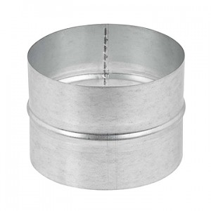 Manchon raccord m�le en acier galvanis�, D 80 mm