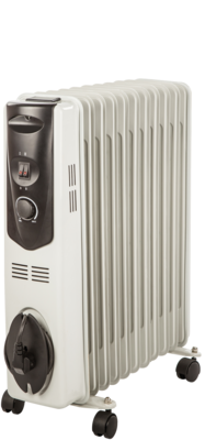 Radiateur  bain d'huile, puissance 2500 W, superficie de chauffe 14 m2 classe I