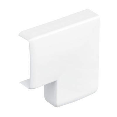 Angle plat pour moulure Keva 32mmx12mm - PVC Blanc Artic