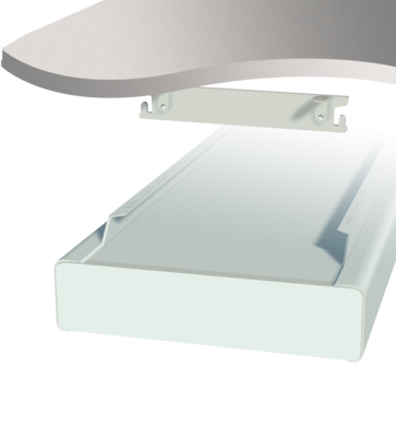 Cassette rayonnante Dybox MT moyenne temp�rature 1250W blanc