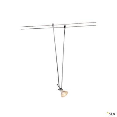 TELESKOP, spot pour cble tendu, MR16, 21-51cm, chrome